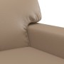 Sofá de 2 plazas de cuero sintético color capuchino 120 cm de , Sofás - Ref: Foro24-359416, Precio: 225,68 €, Descuento: %