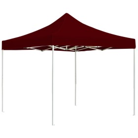 Carpa plegable profesional aluminio rojo tinto 3x3 m de , Carpas y cenadores - Ref: Foro24-45484, Precio: 179,65 €, Descuento: %