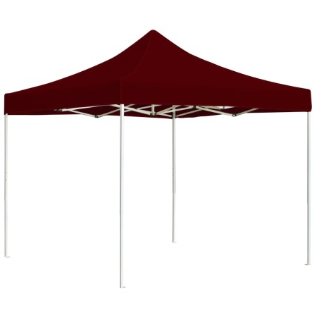 Carpa plegable profesional aluminio rojo tinto 3x3 m de , Carpas y cenadores - Ref: Foro24-45484, Precio: 179,65 €, Descuento: %