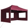 Carpa plegable profesional y paredes aluminio rojo tinto 4,5x3m de , Carpas y cenadores - Ref: Foro24-45499, Precio: 268,24 €...