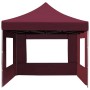 Carpa plegable profesional y paredes aluminio rojo tinto 4,5x3m de , Carpas y cenadores - Ref: Foro24-45499, Precio: 268,24 €...