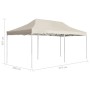 Carpa plegable profesional de aluminio crema 6x3 m de , Carpas y cenadores - Ref: Foro24-45501, Precio: 234,96 €, Descuento: %