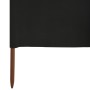 Paravientos de playa de 9 paneles tela negro 1200x160 cm de , Sombrillas - Ref: Foro24-47202, Precio: 138,41 €, Descuento: %