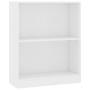 Estantería madera de ingeniería blanco 60x24x76 cm de vidaXL, Librerías y estanterías - Ref: Foro24-800855, Precio: 38,14 €, ...