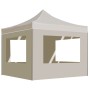 Carpa plegable profesional paredes aluminio color crema 2x2 m de , Carpas y cenadores - Ref: Foro24-48930, Precio: 158,85 €, ...