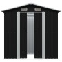 Caseta de jardín de acero gris antracita 204x132x186 cm de vidaXL, Cobertizos - Ref: Foro24-47028, Precio: 224,04 €, Descuent...