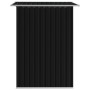 Caseta de jardín de acero gris antracita 204x132x186 cm de vidaXL, Cobertizos - Ref: Foro24-47028, Precio: 224,04 €, Descuent...