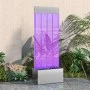 Columna burbujas LEDs RGB acero inoxidable acrílico 110 cm de , Fuentes y cascadas - Ref: Foro24-151400, Precio: 325,93 €, De...