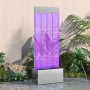 Columna burbujas LEDs RGB acero inoxidable acrílico 110 cm de , Fuentes y cascadas - Ref: Foro24-151400, Precio: 347,57 €, De...