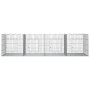 Jaula para conejos 4 paneles hierro galvanizado 217x79x54 cm de , Jaulas y habitáculos para animales pequeños - Ref: Foro24-1...