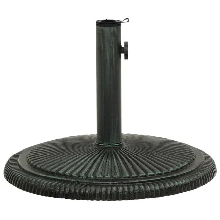 Base de sombrilla de hierro fundido verde 45x45x30 cm de , Bases para sombrillas - Ref: Foro24-317769, Precio: 54,49 €, Descu...