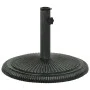 Base de sombrilla de hierro fundido verde 45x45x30 cm de , Bases para sombrillas - Ref: Foro24-317769, Precio: 54,49 €, Descu...