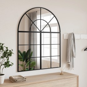 Espejo de pared arco de hierro negro 80x100 cm de , Espejos - Ref: Foro24-3200632, Precio: 154,65 €, Descuento: %