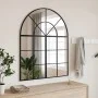 Espejo de pared arco de hierro negro 80x100 cm de , Espejos - Ref: Foro24-3200632, Precio: 145,37 €, Descuento: %