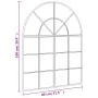 Espejo de pared arco de hierro negro 80x100 cm de , Espejos - Ref: Foro24-3200632, Precio: 145,37 €, Descuento: %