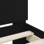 Estructura cama con cabecero madera ingeniería negro 100x200 cm de , Camas y somieres - Ref: Foro24-838527, Precio: 77,79 €, ...