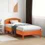 Cabecero de cama madera maciza de pino marrón cera 75 cm de , Cabeceros y pies de cama - Ref: Foro24-842525, Precio: 33,69 €,...
