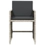 Sillones de jardín con cojines 4 uds ratán sintético gris claro de , Sillas de jardín - Ref: Foro24-364988, Precio: 156,60 €,...
