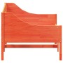 Sofá cama de madera maciza de pino marrón cera 80x200 cm de , Camas y somieres - Ref: Foro24-842829, Precio: 109,46 €, Descue...
