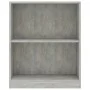Estantería madera de ingeniería gris hormigón 60x24x76 cm de vidaXL, Librerías y estanterías - Ref: Foro24-800859, Precio: 28...