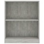 Estantería madera de ingeniería gris hormigón 60x24x76 cm de vidaXL, Librerías y estanterías - Ref: Foro24-800859, Precio: 32...