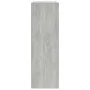 Estantería madera de ingeniería gris hormigón 60x24x76 cm de vidaXL, Librerías y estanterías - Ref: Foro24-800859, Precio: 28...
