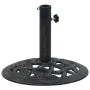 Base de sombrilla de hierro fundido negro y bronce 9 kg 40 cm de vidaXL, Bases para sombrillas - Ref: Foro24-47865, Precio: 4...