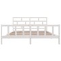 Estructura de cama madera maciza blanco Super King 180x200 cm de vidaXL, Camas y somieres - Ref: Foro24-3101364, Precio: 175,...