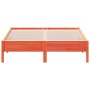 Estructura de cama madera maciza pino marrón cera 120x200 cm de , Camas y somieres - Ref: Foro24-842705, Precio: 103,41 €, De...