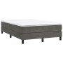 Cama box spring con colchón terciopelo gris oscuro 120x190 cm de , Camas y somieres - Ref: Foro24-3269678, Precio: 345,25 €, ...