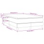 Cama box spring con colchón terciopelo gris oscuro 120x190 cm de , Camas y somieres - Ref: Foro24-3269678, Precio: 345,25 €, ...
