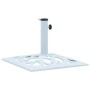 Base de sombrilla de hierro fundido blanco 12 kg 49 cm de vidaXL, Bases para sombrillas - Ref: Foro24-47867, Precio: 59,41 €,...