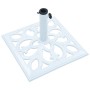 Base de sombrilla de hierro fundido blanco 12 kg 49 cm de vidaXL, Bases para sombrillas - Ref: Foro24-47867, Precio: 59,41 €,...