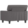 Sillón cuero sintético gris 60 cm de , Sofás - Ref: Foro24-359409, Precio: 136,65 €, Descuento: %