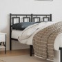 Cabecero de metal negro 120 cm de , Cabeceros y pies de cama - Ref: Foro24-374272, Precio: 44,14 €, Descuento: %