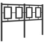 Cabecero de metal negro 120 cm de , Cabeceros y pies de cama - Ref: Foro24-374272, Precio: 44,14 €, Descuento: %