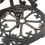 Banco de bistró aluminio fundido bronce 100 cm de vidaXL, Bancos de jardín - Ref: Foro24-47859, Precio: 149,02 €, Descuento: %