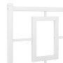 Estructura de cama con cabecero metal blanca 140x200 cm de , Camas y somieres - Ref: Foro24-374291, Precio: 105,22 €, Descuen...