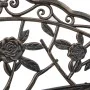 Banco de bistró aluminio fundido bronce 100 cm de vidaXL, Bancos de jardín - Ref: Foro24-47859, Precio: 149,02 €, Descuento: %
