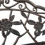 Banco de bistró aluminio fundido bronce 100 cm de vidaXL, Bancos de jardín - Ref: Foro24-47859, Precio: 158,55 €, Descuento: %