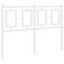 Cabecero de metal blanco 120 cm de , Cabeceros y pies de cama - Ref: Foro24-374321, Precio: 42,08 €, Descuento: %