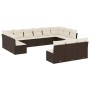 Set de sofás de jardín con cojines 13 piezas ratán PE marrón de , Conjuntos de jardín - Ref: Foro24-3250232, Precio: 801,21 €...