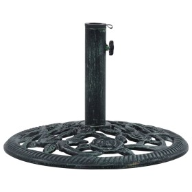 Base de sombrilla de hierro fundido verde 9 kg 40 cm de vidaXL, Bases para sombrillas - Ref: Foro24-47863, Precio: 49,60 €, D...