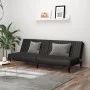 2 seater black synthetic leather sofa bed by , Sofas - Ref: Foro24-375947, Price: 238,01 €, Discount: %