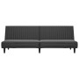 Sofá cama de 2 plazas cuero sintético negro de , Sofás - Ref: Foro24-375947, Precio: 243,71 €, Descuento: %