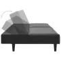 2-Sitzer-Schlafsofa aus schwarzem Kunstleder von , Sofas - Ref: Foro24-375947, Preis: 238,01 €, Rabatt: %