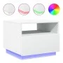 Mesa de centro con luces LED blanco 50x49x40 cm de , Mesas de centro - Ref: Foro24-839826, Precio: 59,02 €, Descuento: %