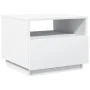 Mesa de centro con luces LED blanco 50x49x40 cm de , Mesas de centro - Ref: Foro24-839826, Precio: 59,02 €, Descuento: %