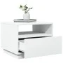 Mesa de centro con luces LED blanco 50x49x40 cm de , Mesas de centro - Ref: Foro24-839826, Precio: 59,02 €, Descuento: %