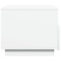 Mesa de centro con luces LED blanco 50x49x40 cm de , Mesas de centro - Ref: Foro24-839826, Precio: 56,54 €, Descuento: %